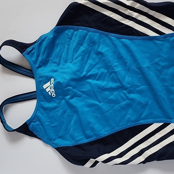 Adidas Swimwear - Blue and White - Picture 2 of 12